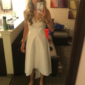 Marchesa notte dress white lace wedding bridal